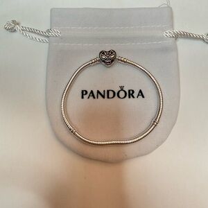 Pandora Marvel Spider Man Snake Chain Bracelet  7 inch